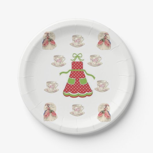 紙プレートブレックファーストコーヒー ペーパープレート (正面)