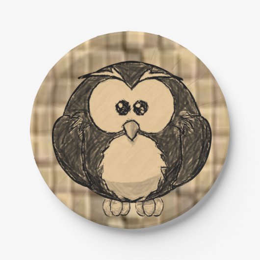 紙プレートペンギン ペーパープレート (正面)