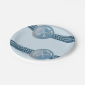 紙プレートボタン ペーパープレート (アングル)