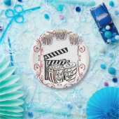 紙プレートポップコーン ペーパープレート (パーティー)