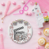 紙プレートポップコーン ペーパープレート (パーティー)