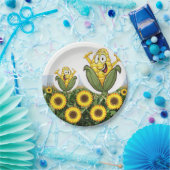 紙プレートポップコーン ペーパープレート (パーティー)