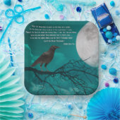 紙プレートポー詩と緑のレイヴン ペーパープレート (パーティー)