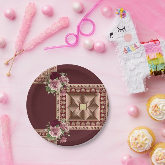 紙プレートマザーズデイ ペーパープレート (パーティー)