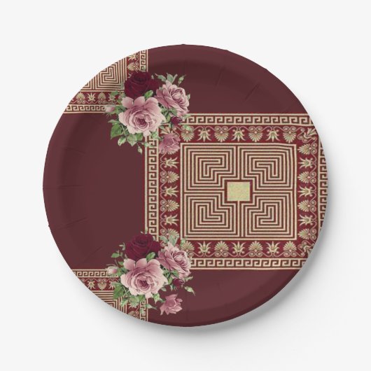 紙プレートマザーズデイ ペーパープレート (正面)