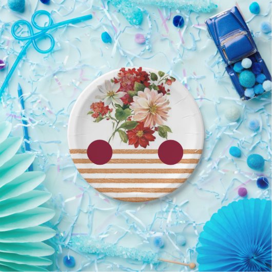 紙プレートマザーズデイ ペーパープレート (パーティー)