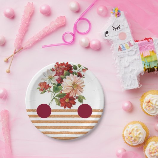 紙プレートマザーズデイ ペーパープレート (パーティー)