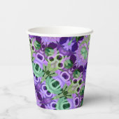 紙プレートマンダララウンドパターン万華鏡のように千変万化するパターンret 紙コップ (裏面)