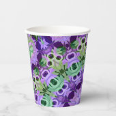 紙プレートマンダララウンドパターン万華鏡のように千変万化するパターンret 紙コップ (正面)