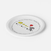 紙プレートムージーチーシーキス赤いハート ペーパープレート (アングル)