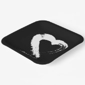 紙プレートムーンハート ペーパープレート (傾斜あり)