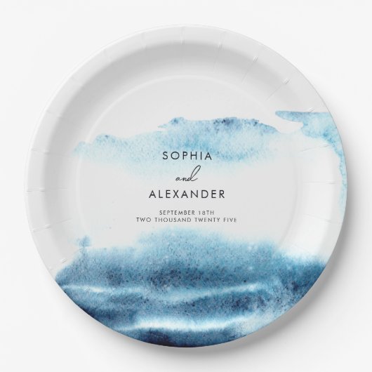 紙プレートモダンの結婚a. ペーパープレート (正面)