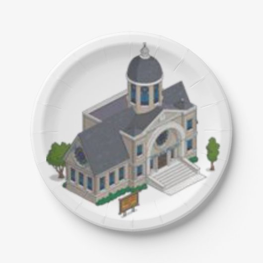 紙プレートラビ ペーパープレート (正面)