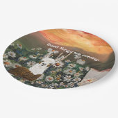 紙プレートラマインザデイジー ペーパープレート (アングル)