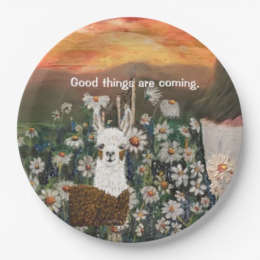 紙プレートラマインザデイジー ペーパープレート (正面)