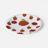 紙プレートリンゴ ペーパープレート (アングル)