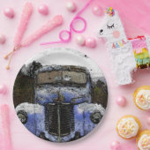 紙プレートヴィンテージトラック ペーパープレート (パーティー)