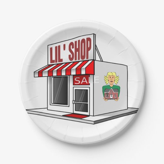 紙プレート不動産仲介業者 ペーパープレート (正面)