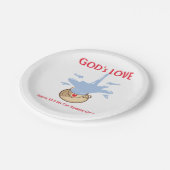 紙プレート付聖なる書物、 経典 ペーパープレート (アングル)