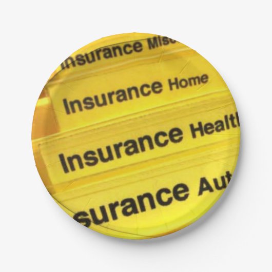 紙プレート保険代理店 ペーパープレート (正面)