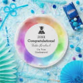 紙プレート卒業式ウォーターカラールックHAMbyWG ペーパープレート (パーティー)