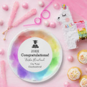 紙プレート卒業式ウォーターカラールックHAMbyWG ペーパープレート (パーティー)