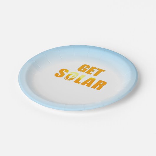 紙プレート取得太陽の引用文太陽のエネルギー ペーパープレート (アングル)