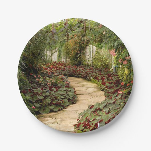 紙プレート妖精ガーデン  ペーパープレート (正面)