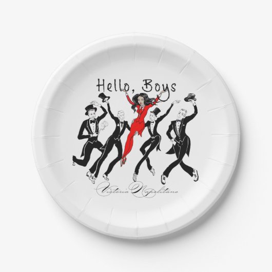 紙プレート小 ペーパープレート (正面)