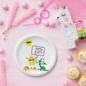 紙プレート復活恐竜 ペーパープレート (パーティー)