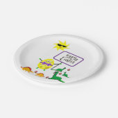 紙プレート復活恐竜 ペーパープレート (アングル)