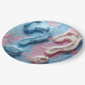 紙プレート性別パーティー少年または少女を表示 ペーパープレート (アングル)