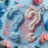 紙プレート性別パーティー少年または少女を表示 ペーパープレート