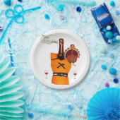 紙プレート感謝祭ワイン ペーパープレート (パーティー)