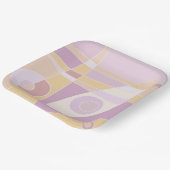 紙プレート抽象芸術サーフィン桃 ペーパープレート (傾斜あり)