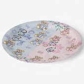 紙プレート数量9 "性別によるパーティーの表示 ペーパープレート (アングル)