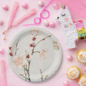 紙プレート日本のさくらんぼ花 ペーパープレート (パーティー)