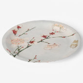 紙プレート日本のさくらんぼ花 ペーパープレート (アングル)
