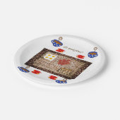 紙プレート朝食 ペーパープレート (アングル)