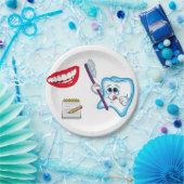 紙プレート歯医者 ペーパープレート (パーティー)