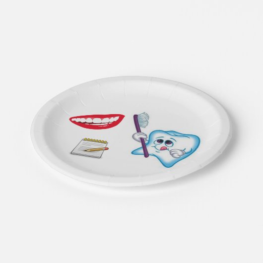 紙プレート歯科スマイル ペーパープレート (アングル)