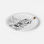 紙プレート漁師 ペーパープレート (アングル)