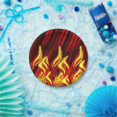 紙プレート炎 ペーパープレート (パーティー)