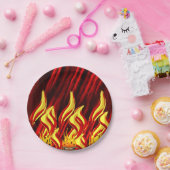 紙プレート炎 ペーパープレート (パーティー)