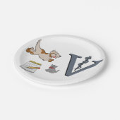 紙プレート獣医 ペーパープレート (アングル)