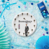 紙プレート理容師 ペーパープレート (パーティー)