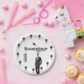 紙プレート理容師 ペーパープレート (パーティー)