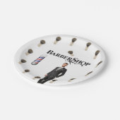 紙プレート理容師 ペーパープレート (アングル)