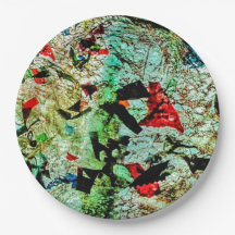 紙プレート白抽象芸術質感地球に優し