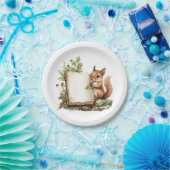 紙プレート素朴秋ベビーシャワープレート ペーパープレート (パーティー)